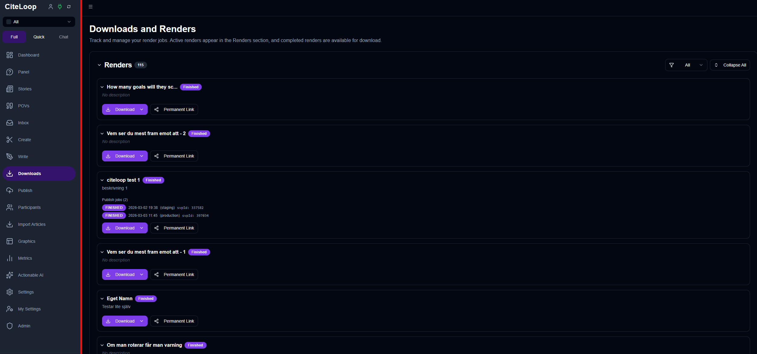 Community asset output. Move from responses to campaign-ready clips quickly.